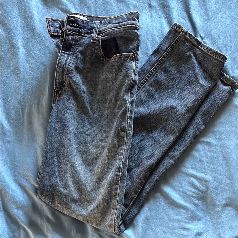 Abercrombie & Fitch Ultra High Rise Blue Jeans - Picture 2 of 3